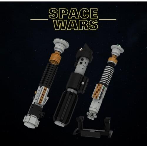 Star Movie Figures General Robot Grievous Vader Lightsaber Hilt Toy for Children Model Combat Weapon Building Block Toy for Boy