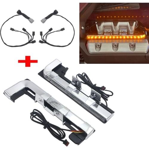 GL 1800 LED ENGINE LIGHTING PANELS For Honda Goldwing GL1800 Led Engine Lights 2018 2019 2020 2021 NEW Chrome Motor Accessories