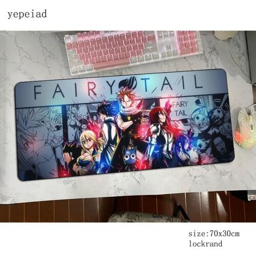 Fairy Tail pad mouse Halloween Gift computer gamer mouse pad 700x300x3mm padmouse 3d mousepad ergonomic gadget office desk mats