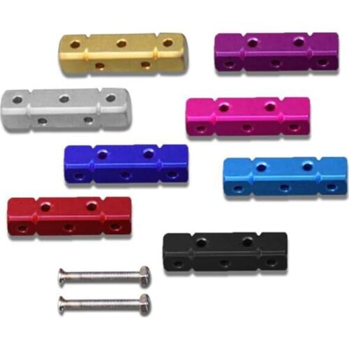2pcs 8*8mm Metal Box Weight mass damper set Damping stability metal strip bar Box Weight spare parts for Tamiya mini 4WD RC car