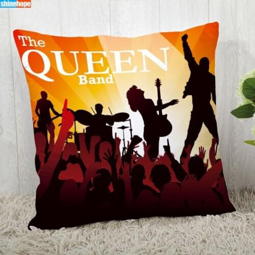 Pillow Cover Customize Queen Band Pillowcase Modern Home Decorative Pillow Case 45X45cm,40X40cm