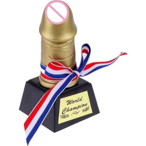 Hen Party Gift Game Novelty Penis Trophy Bachelorette Party Accessories Bridal Shower Fun Trophy Toy Male Props Decoration