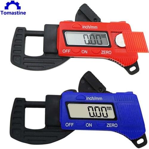 Portable High Precision Thickness Measuring Instrument Electronic Digital Display Lateral Thickness Gauge Width Gauging Tools