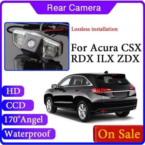 Back Up Waterproof Car Camera For Acura CSX RDX ILX ZDX 2006~2014 Night Vision Camera