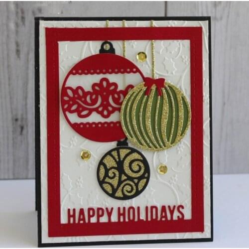 Merry&Happy Holidays Frame Metal Cutting Dies New Stencils for DIY Scrapbooking Paper Cards Making CraftDecor Christmas Die