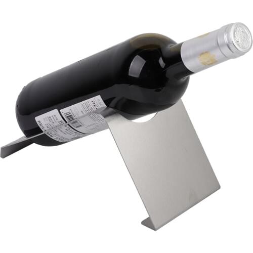 Stainless Steel Wine Bottle Rack Beer Bottle Shelf Wine Holder Storage Stand For Kitchen Countertops Bar Counter Accessories