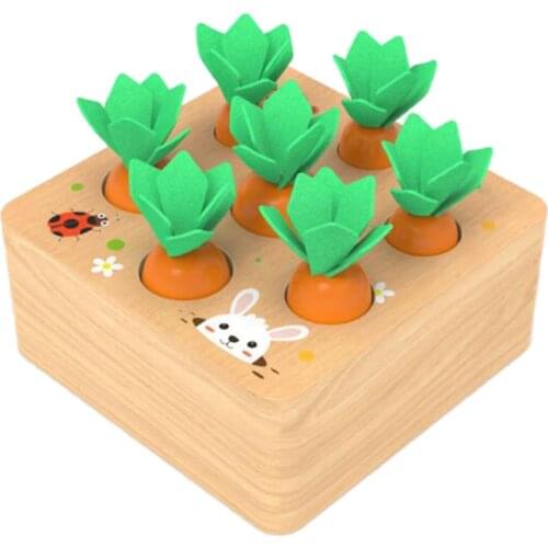 Carrot Fun Board Game Educational Carrot Puzzle Game for Children Toys