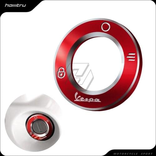Motorcycle Ignition Switch Cover Key Switch Protector Trim Case for Vespa GTS GTV LX PX Super Sport Sprint Primavera 150 300