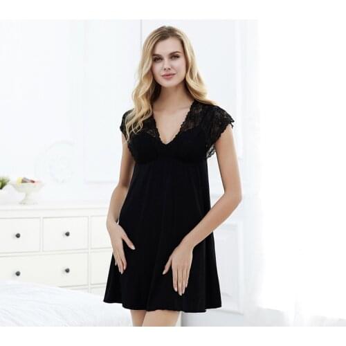 2017 New Autumn Style Women Sleepwear Cotton Print Sexy Sleeping Dress Nightgown For Ladies Womens Home Clothes Sleepwear