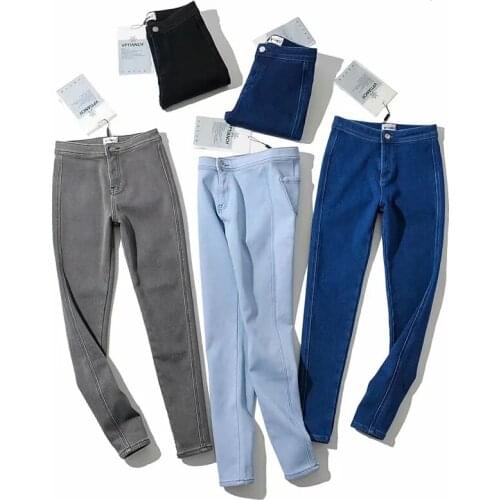 Winter Warm Jeans Women Fleeces Inside Thickening Denim Pants High Waist Trousers Female jeans woman Skinny Pencil Stretch Pants