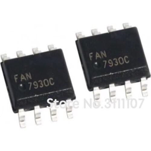 10PCS/Lot FAN7930 FAN7930C 7930C 7930 SOP8 LCD power controller chip SMD IC sop-8 100%new