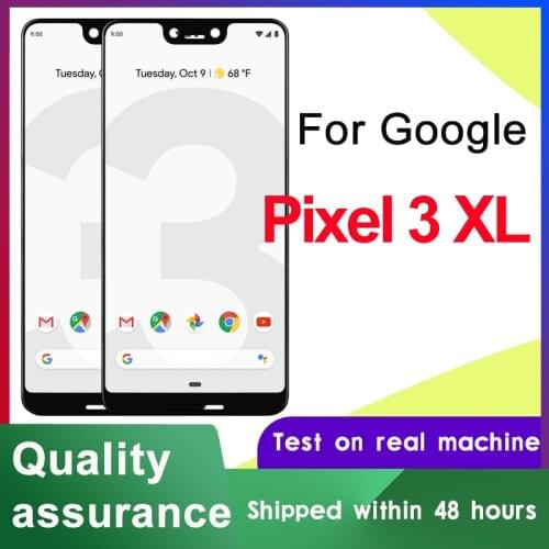 100% Tested 6.3" Display Replacement For Google Pixel 3 XL LCD Touch Screen Digitizer Assembly For Google Pixel 3XL LCD Display