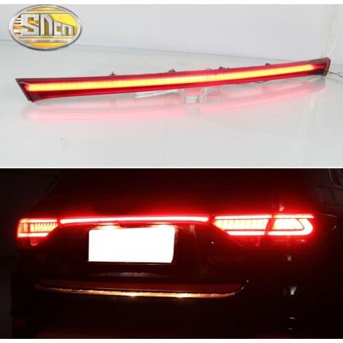 Car LED Rear Fog Lamp Brake Dynamic Turn Signal Reflector Rear Bumper Trunk Tail Light For Kia Rio X line X-line 2017 - 2020