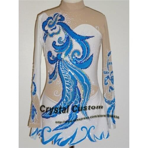 Girls Figure Skating Dress New Brand Vogue Figure Skating Competition Dress Kids DR3245