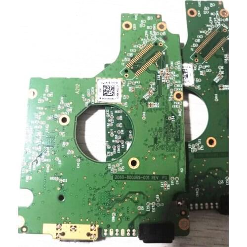 FOR Western Digital / HDD PCB USB 2.5 / 2060-800069-001 REV P1 , 2060 800069 001 / 800069-B01 / WD10SMZW WD10SDZW WD5000LMZW