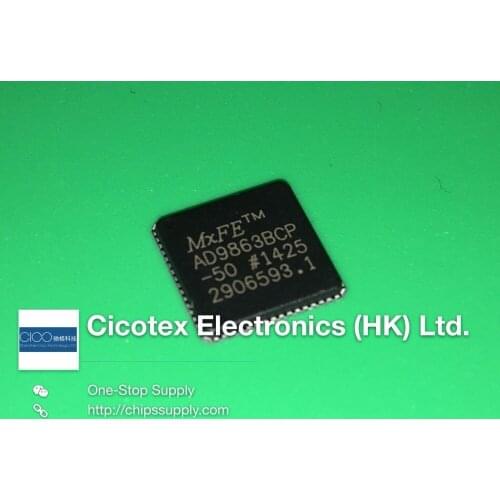 AD9863BCPZ-50 LFCSP64 IC FRONT-END MIXED-SGNL 64-LFCSP AD9863BCPZ50 AD9863BCP-50 AD9863BCP50
