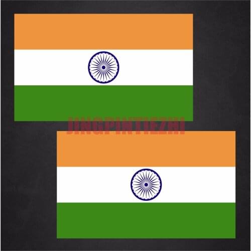 Interesting 2 Indian Flag Decal Sticker Vinyl Decals Racing Helmet Stickers
