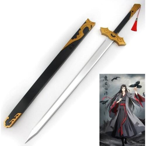 Chinese Wooden Sword the Founder of Diabolism Wei Wuxian Comic Props Wooden Props MO DAO ZU SHI