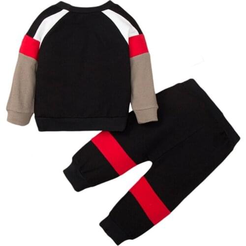 Spring Autumn Cute Baby Boy Sweatshirt Suit Kids Clothes Sports Suit Children Clothing Coat+Trousers Suit 2pcs Set Kids Set