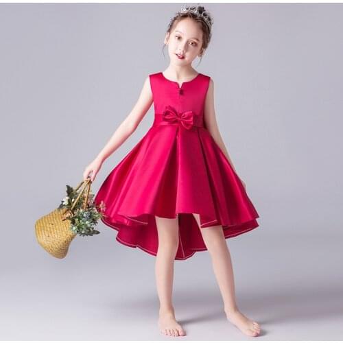 Fashion Summer Childrens Party Clothing Girl Gown Wedding Clothes First Communion Princess Dress Baby Costume Fluffy Vestido