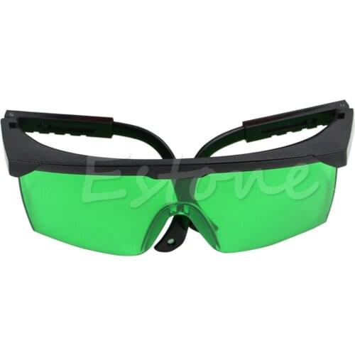 New Protective Goggles Safety Glasses Eye Spectacles Green Blue Protection 62KE