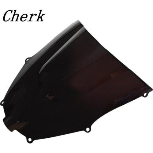 New Black Motorcycle Windshield Windscreen Double Bubble For Kawasaki Ninja ZX-9R ZX9R 00-03 02 01