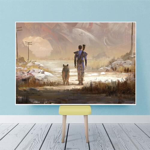 HD Printing Radiation Role-playing Large Online Games Ideo Game Hot Art Painting Vintage Canvas Poster Wall Home Decor