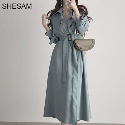 PYGH Women's Long Trench Coats