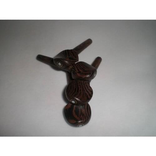 1 Set Wenge Wood Violin Fitting Including 4 Violin Pegs Tail Piece Chin Rest End Button All 4/4