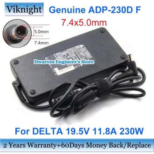 Slim Delta ADP-230D F 19.5V 11.8A Laptop Power Adapter 230W ADP-230EB T For MSI WT72-6QME332SR42BW 1762 GT70 16F3 16F4 GT72 GE73