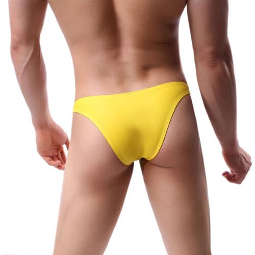 PU Leather Briefs for Men Sexy Underwear Males Penis Pouch Panties Newly Mens Triangle Briefs Underwear Low Waist Underpants Hot