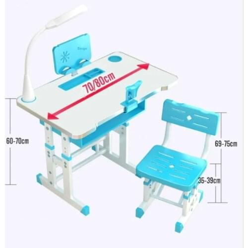 Strengthening Children 's Desk and Chair Writing Desk Primary School Desk Household Set Study Desk Can Be Lifted and Lowered