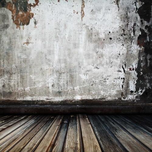 Retro Wood Floor White Grey Wall Vinyl Backdrops for Photography Custom Photo Background Studio Props Camera Photography Newborn