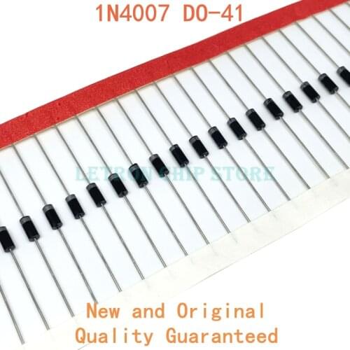100PCS 1N4007 IN4007 DO-41 1A 1000V Rectifier Diode