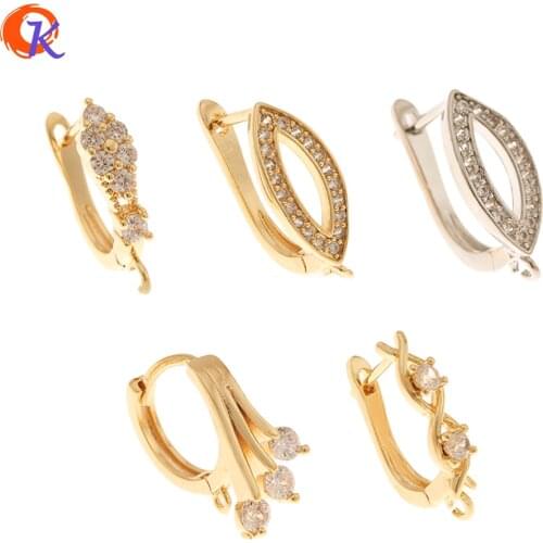 Cordial Design 20Pcs Jewelry Accessories/Genuine Gold Plating/CZ Earrings Hooks/Hand Made/DIY Jewelry Making/Earrings Findings