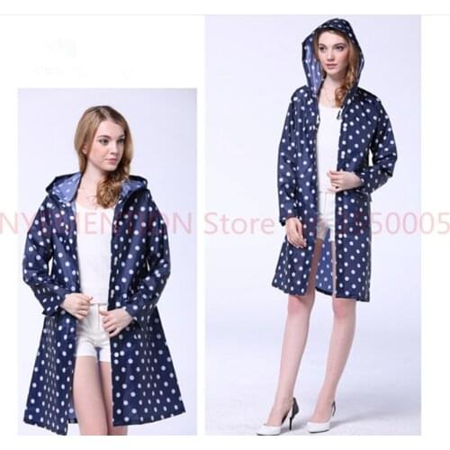 Lady Hooded Raincoat Women Outdoor Travel Waterproof Riding Cloth Rain Coat For Women Poncho Long Rainwear Rain Jacket10pcs