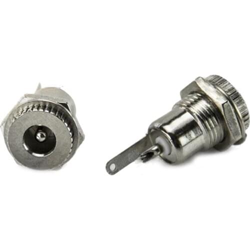 1pcs 5.5 mm x 2.1mm DC Power Jack Socket Female Panel Mount Connector C1Hot New Arrival