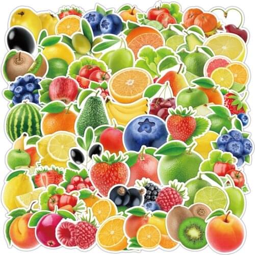 10/30/50PCS Fruit Strawberry Girl Cute Fresh Cartoon Graffiti Laptop Car Suitcase Skateboard Guitar Waterproof Sticker Wholesale
