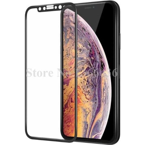 100pcs 3D Curved Soft Edge Carbon Fiber Tempered Glass Screen Protector For iPhone XS MAX/XS/XR/X Carbon fiber tempered glass