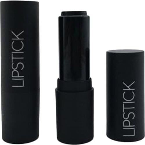 2 lot Empty Round Plastic Lipstick Tubes 12.1mm Portable Lip Balm Bottles