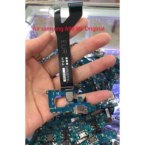 5pcs USB Charging Port Cable Connector Dock Flex Cable For Samsung A90 5G A908B A908N Replacement Parts