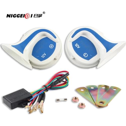 115dB Loud Horn Auto Speaker Alarm 12V Tone Vehicle Boat Car Motor Motorcycle Van Truck Siren Car Horn signal for auto siren