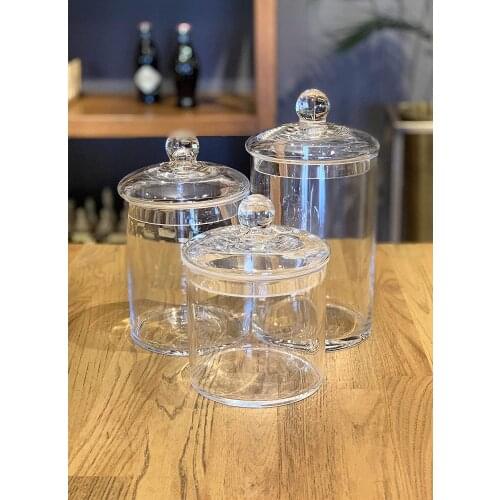 The Mia Jar With Glass Lid 21 X 12 X 12 Cm CAM0108