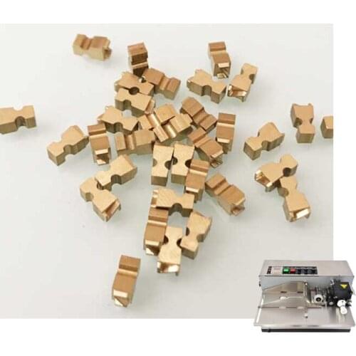 Alphabet letter fonts for printing for MY380 coding machine(0-9 each one 6pcs,EXPLOTMFG each one 2pcs, symbols 6pcs)