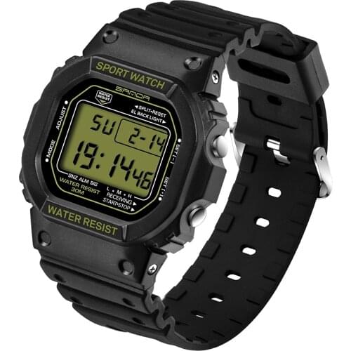 Fashion Sanda Top Brand Professional Sports Watch Men Women Waterproof Military Watches Shock Mens Retro Analog Quartz Digital