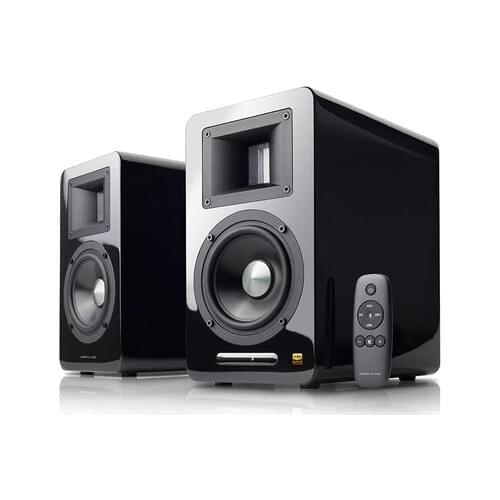 Airpulse A100 Bluetooth Speaker Active Bookshefl Speaker Subwoofer output APT-X 4.1 XOMS USB With Remote Control