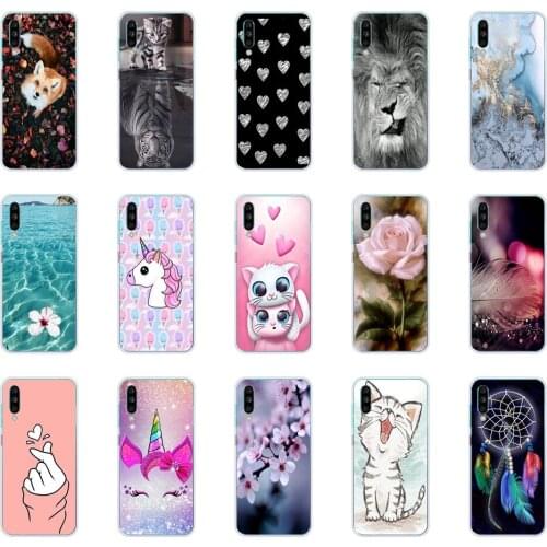 For ZTE Blade A7 2020 Case 6.08''inch Fashion silicone Soft TPU Cute Back Cases for ZTE Blade A5 2020 Phone Cover Coque 4
