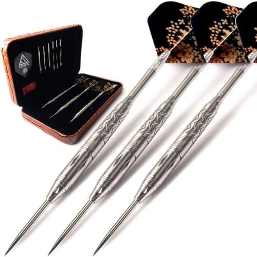 CUESOUL 3pcs 15cm 28g Professional 95% Tungsten Steel Tip Darts With Nice Box For Dartboard Games