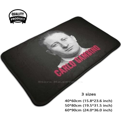 Carlo Gambino By 2020 3 Sizes Home Rug Room Carpet Gangsters Carlo Albino Vintage Design True Crime Maffia Prohibition Mob