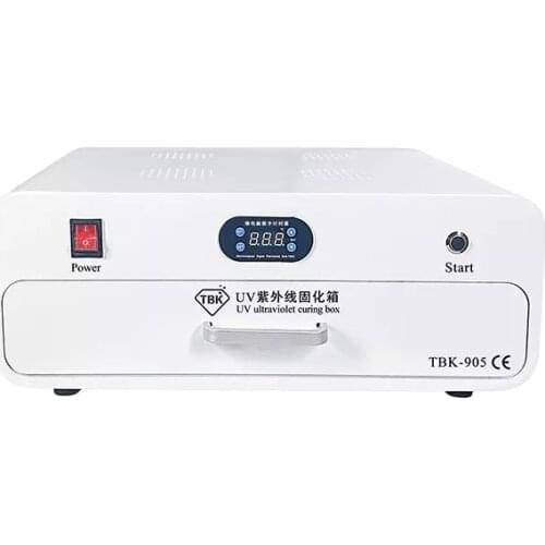TBK-905 UV Ultraviolet Curing Box for Curved Screen Drying Display 80pcs LED Lamp Bulbs OCA LOCA Adhesive Glue Repair Tool